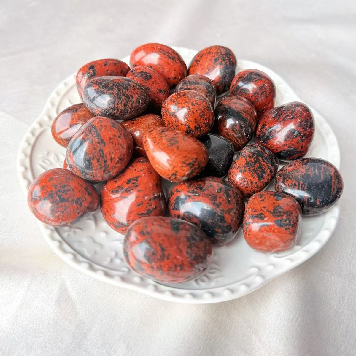 Red Black Obsidian