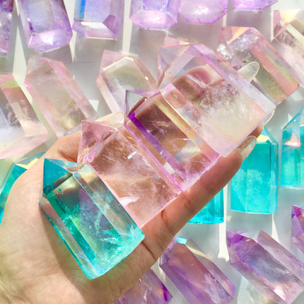 Aura Clear Quartz Tower