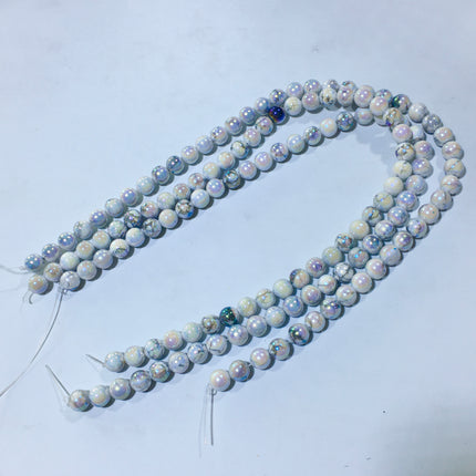 Mixed crystal bead strand