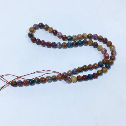Mixed crystal bead strand