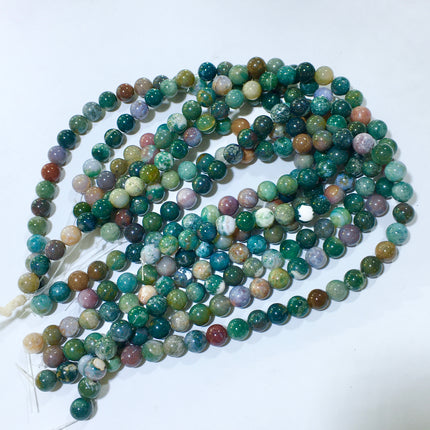 Mixed crystal bead strand