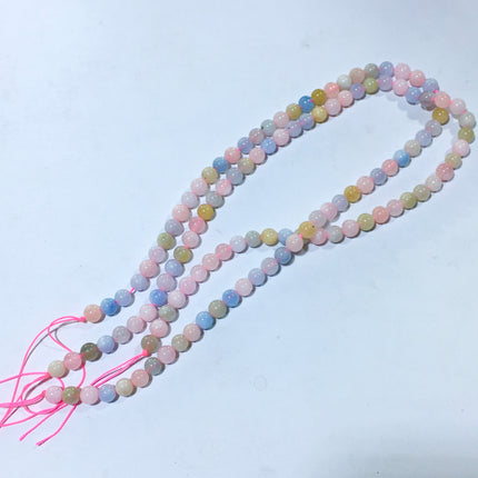 Mixed crystal bead strand
