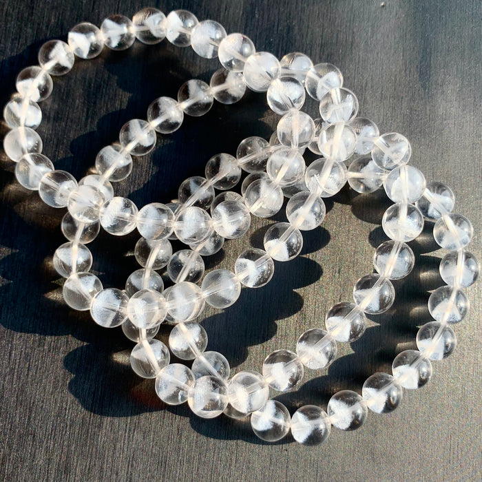 Crystal bracelet-snow mountain garden quartz bracelets for wholesale price