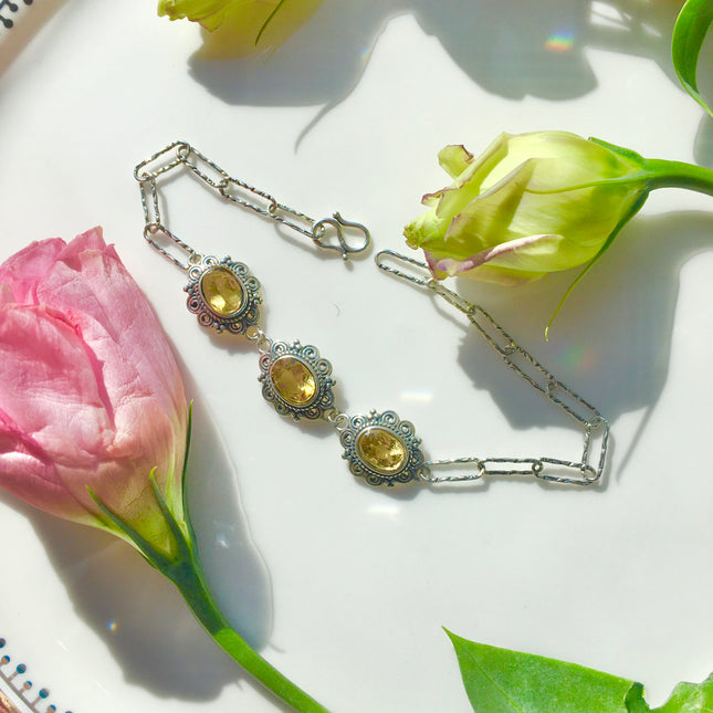 Mixed gemstone bracelet