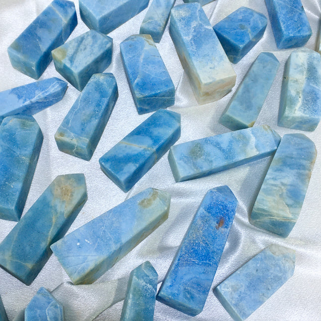 Crystal tower dumortierite tower