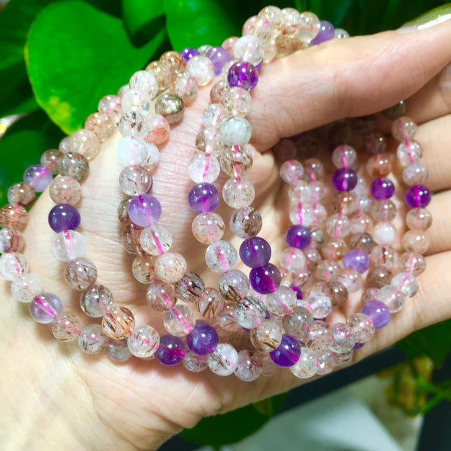 crystal bracelet-super seven bracelet wholesale for B2B supplier