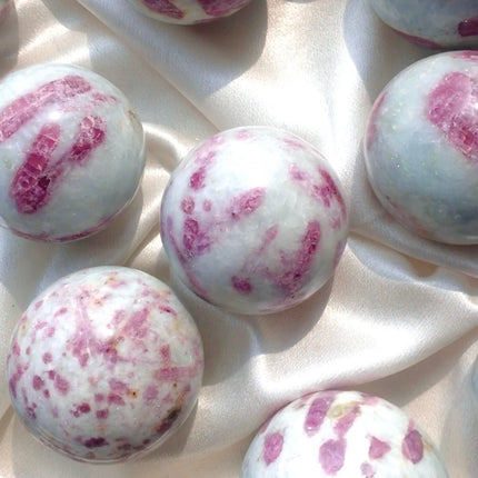Crystal Sphere Pink Tourmaline Sphere