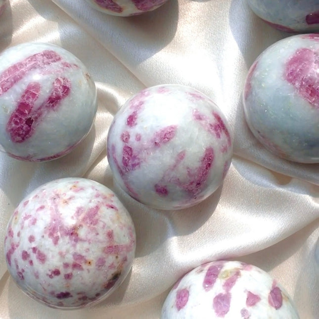 Crystal Sphere Pink Tourmaline Sphere