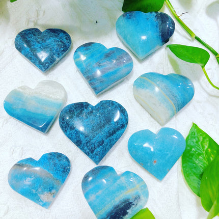 Crystal heart trolleite heart