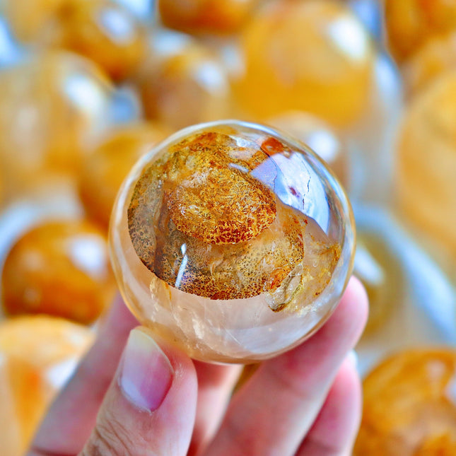 Crystal sphere-golden healer sphere for wholesale price product photo 1 for crystal resellers