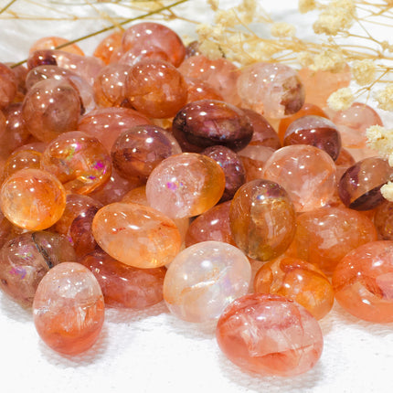 Fire Quartz Tumbled Stones