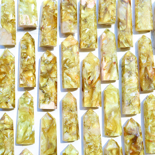 Crystal Tower Yellow Mica Tower