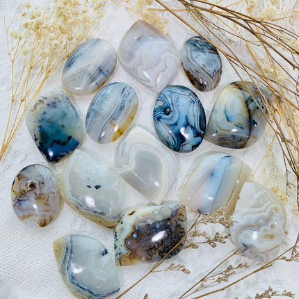 Crystal palmstone agate palmstone