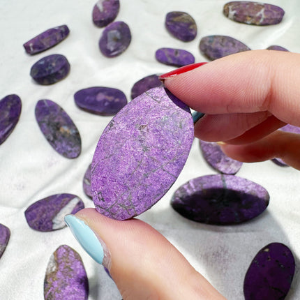 Crystal palms Purpurite stone palms