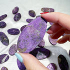 Crystal palms Purpurite stone palms