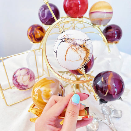 Crystal Sphere Mookaite Jasper Sphere