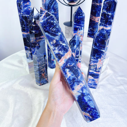 Crystal large tower Sodalite large tower