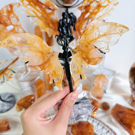 Golden Healer Quartz carving