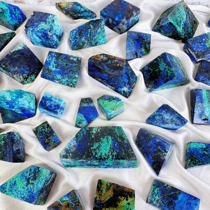 Crystal Freeform Azurite With Malachite Freeform