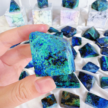 Crystal Freeform Azurite With Malachite Freeform