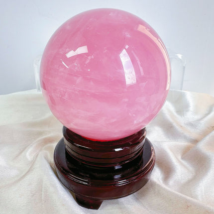 Large Rose Quartz Spheres