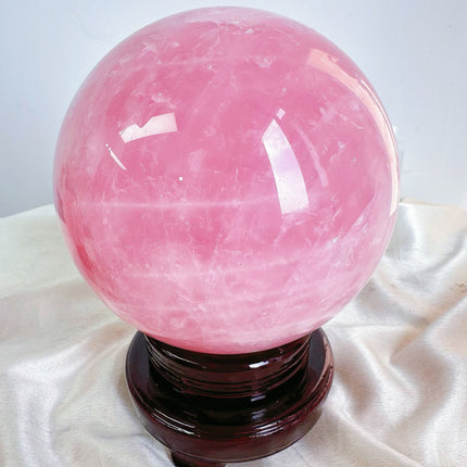 Large Rose Quartz Spheres