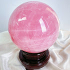 Large Rose Quartz Spheres