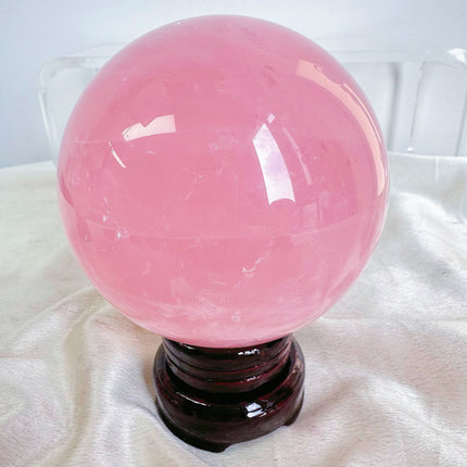 Large Rose Quartz Spheres