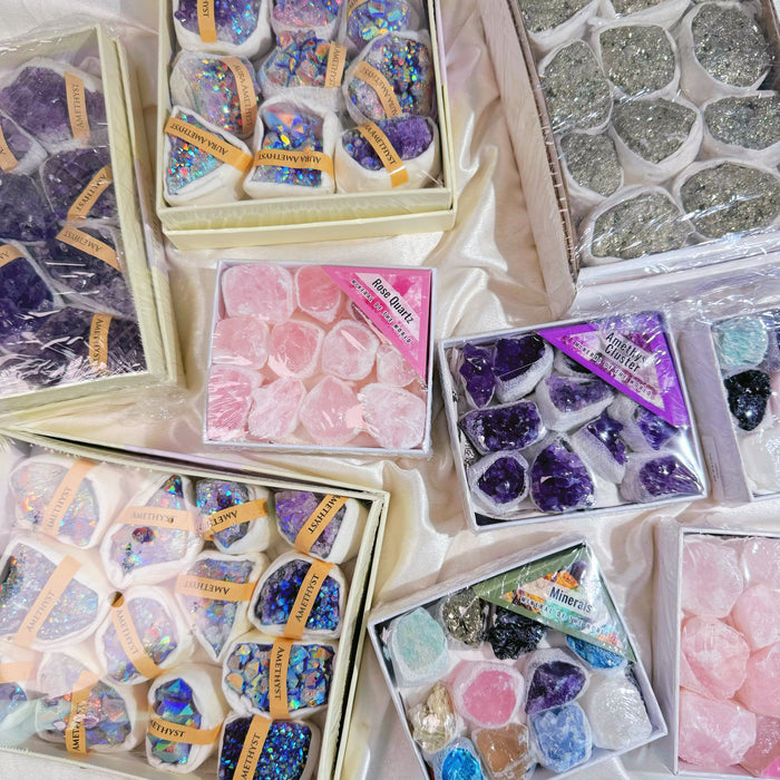 Crystal Specimen Crystal Cluster Specimen Boxes For Wholesale Price