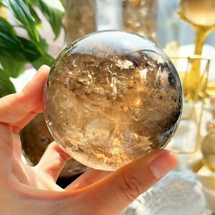 Rainbow Smoky Quartz Sphere