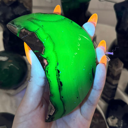 Volcano Agate carving set