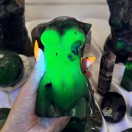 Volcano Agate carving set