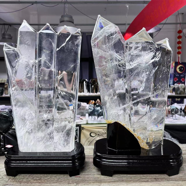 Crystal Tower Clear Quartz 3 Heads Towers