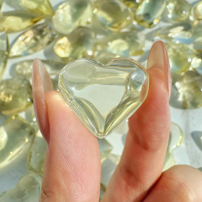 Citrine heart and freeform