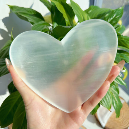 crystal bowl selenite round moon heart sweet bowl wholesale for B2B supplier photo 4