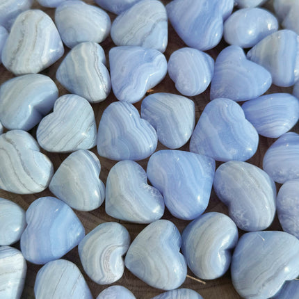 Blue Lace Agate Heart