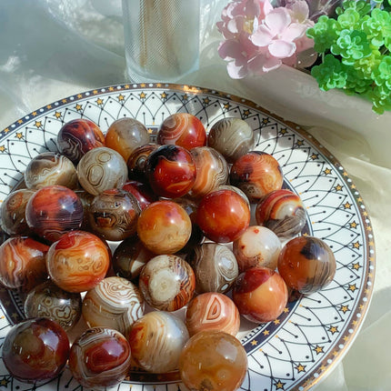 Red Sardonyx Agate Small Sphere