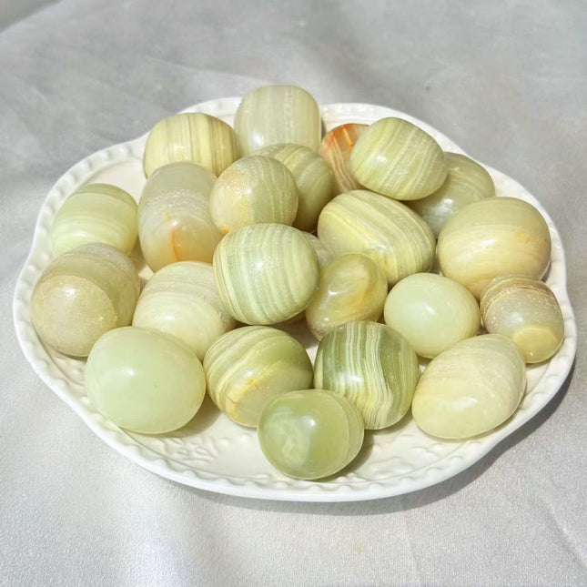 Green Onyx Tumbled Stones