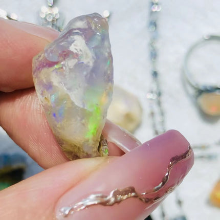 Crystal Raw Gem Fire Opal Raw