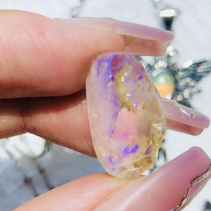 Crystal Raw Gem Fire Opal Raw