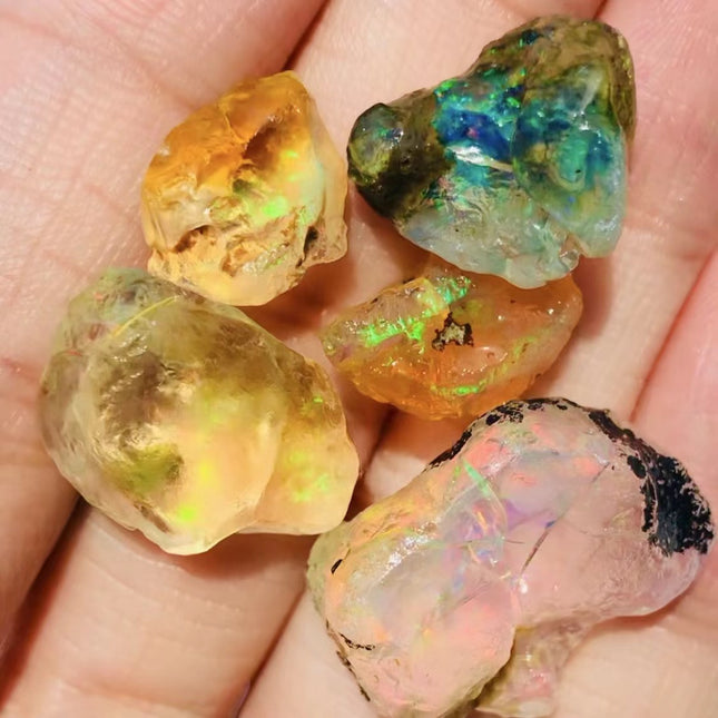 Crystal Raw Gem Fire Opal Raw