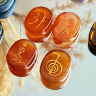 Crystal Usui Reiki Symbol Palm Stone Set For Wholesale Price