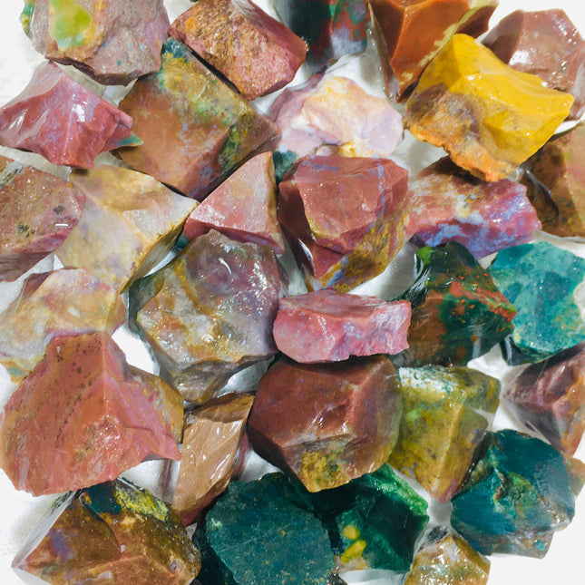 assorted raw stones