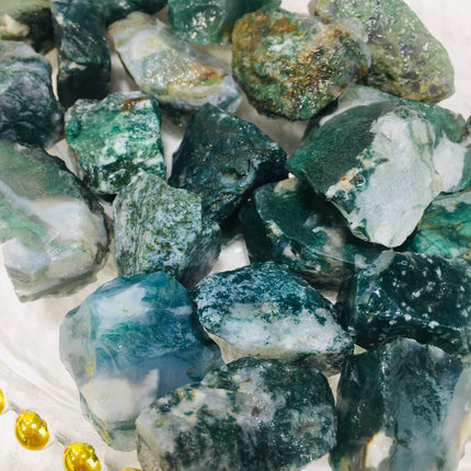 assorted raw stones