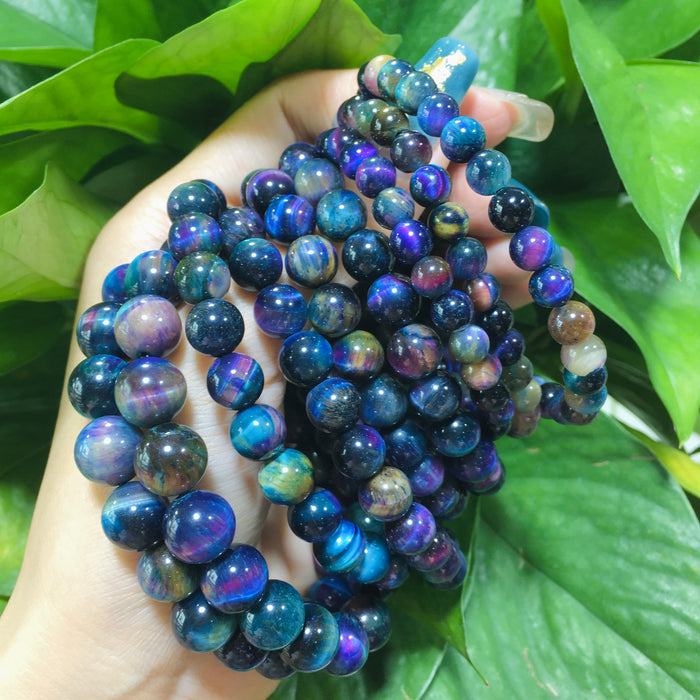 Crystal Bracelet Galaxy Tiger Eye Stone Bracelet For Wholesale Price