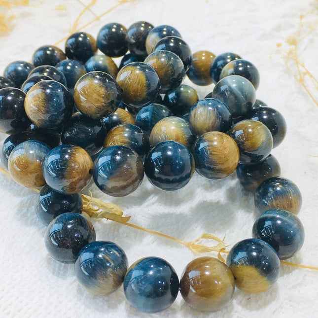 crystal bracelet-blue tiger eye with actinolite bracelet wholesale for B2B supplier