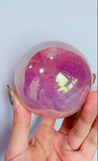 Aura Rose Quartz Sphere