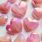 Aura Rose Quartz Heart
