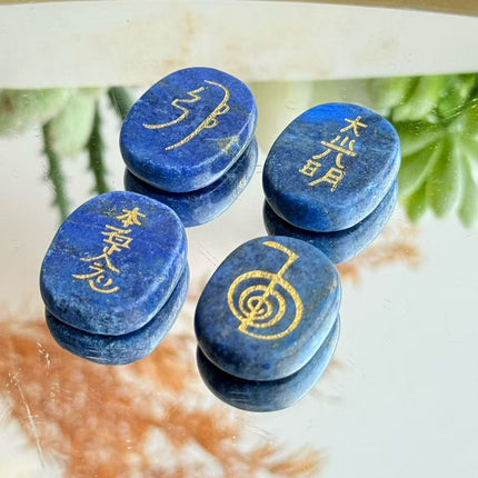 Crystal Usui Reiki Symbol Palm Stone Set For Wholesale Price