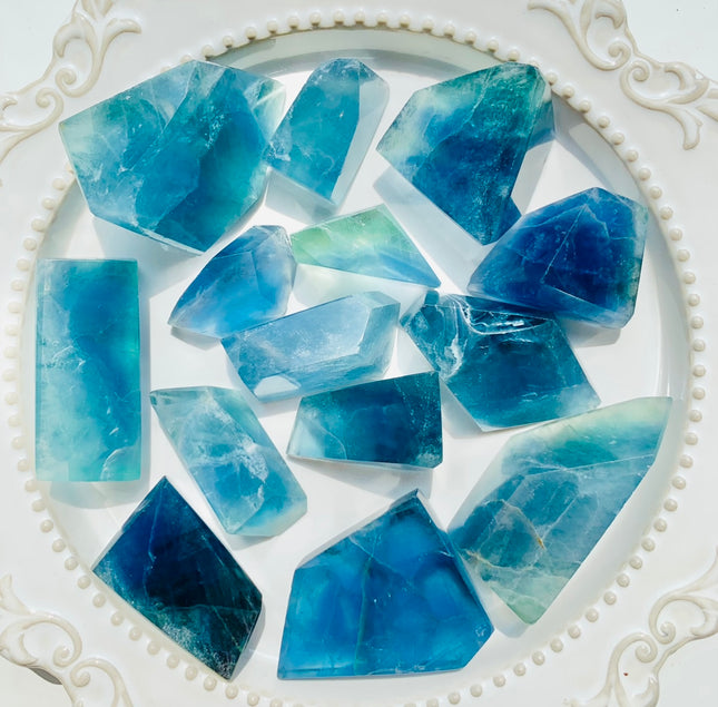 Blue Fluorite Freeform